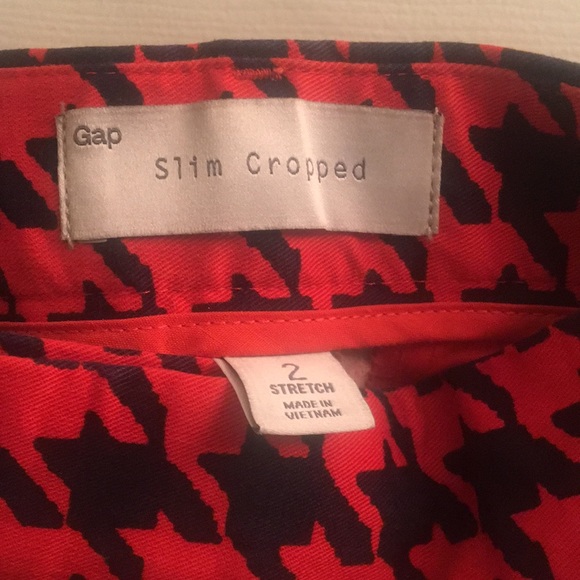 Gap houndstooth cropped pants - Picture 3 of 3